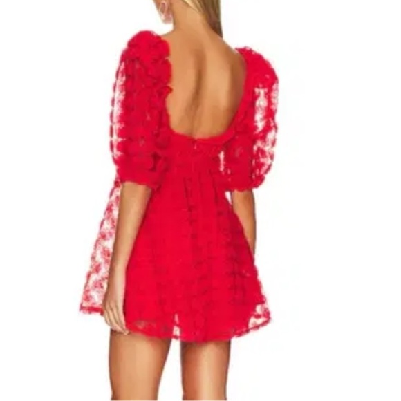 For Love And Lemons Red Mini Dress - Picture 8 of 10